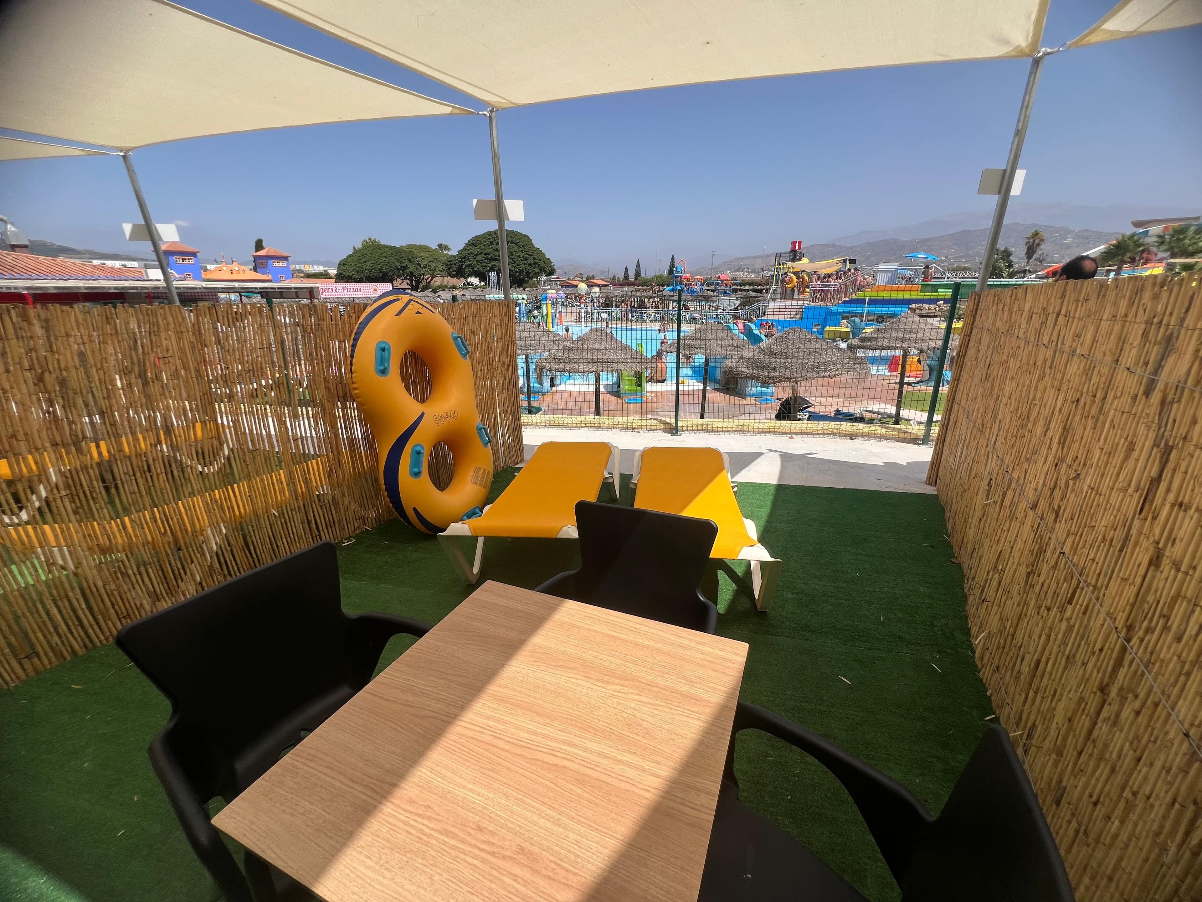 Reservado VIP en la zona infantil de Aquavelis